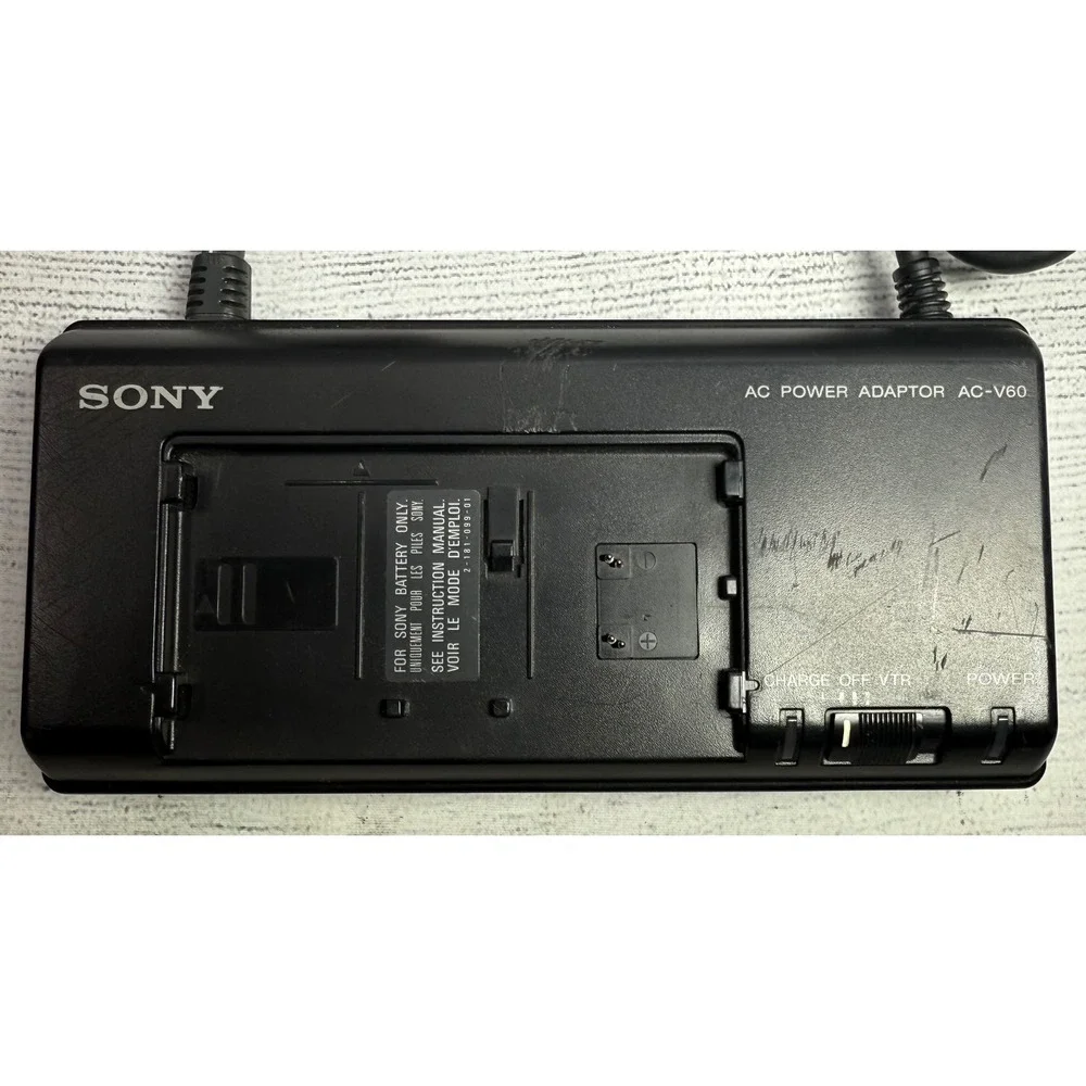 Sony AC-V60‎ AC Power Adaptor Charger for Camcorder OEMGenuine - Tested With RF